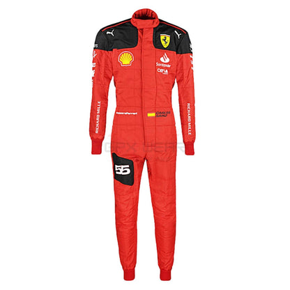 2023 Carlos Sainz Jr F1 Racing Suit Team Ferrari
