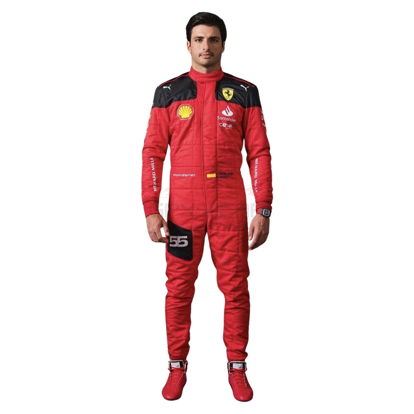 2023 Carlos Sainz Jr F1 Racing Suit Team Ferrari