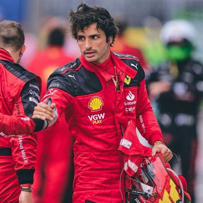 2023 Carlos Sainz Jr F1 Racing Suit Team Ferrari