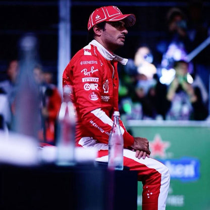 2023 Carlos Sainz Jr Las Vegas GP F1 Racing Suit Team Ferrari