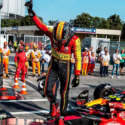 2023 Carlos Sainz Jr Monza GP F1 Racing Suit Team Ferrari