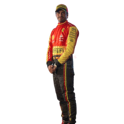 2023 Carlos Sainz Jr Monza GP F1 Racing Suit Team Ferrari