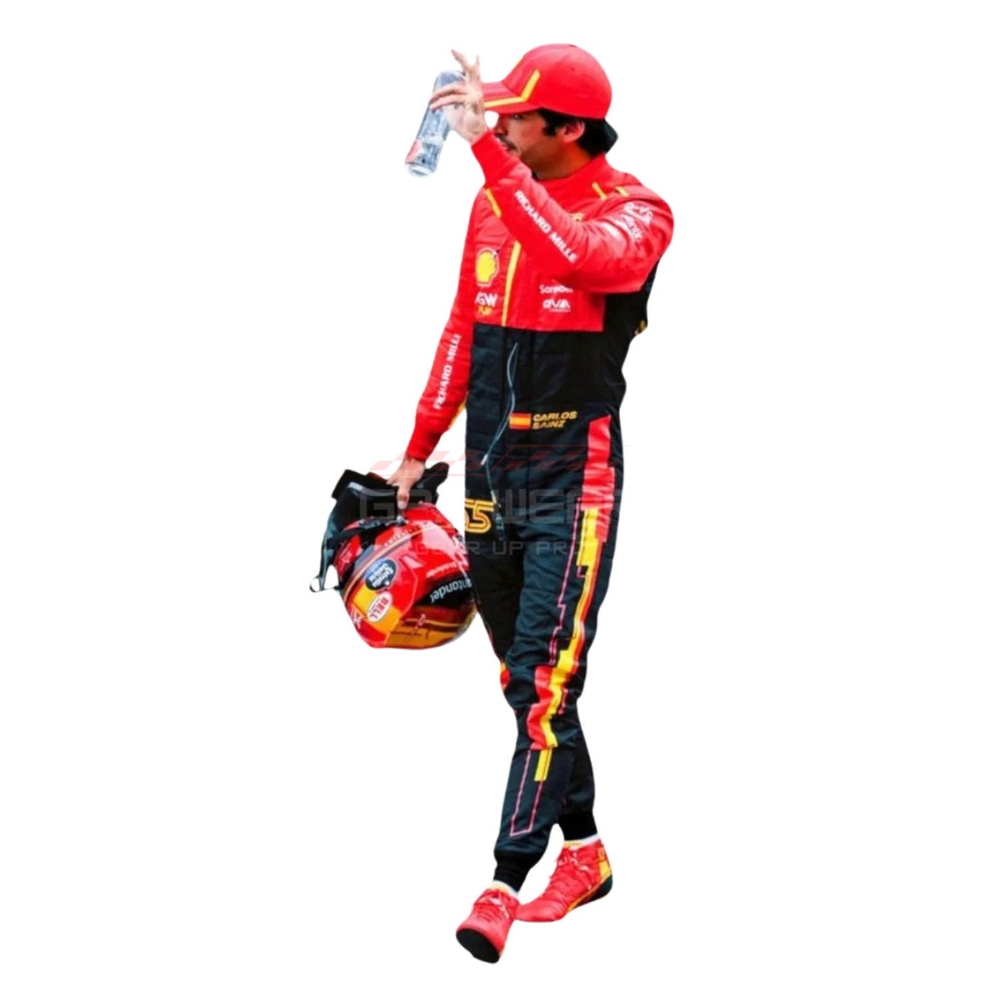 2023 Carlos Sainz Jr Spanish GP F1 Racing Suit Team Ferrari
