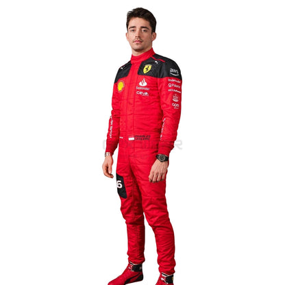 2023 Charles Leclerc F1 Racing Suit Team Ferrari