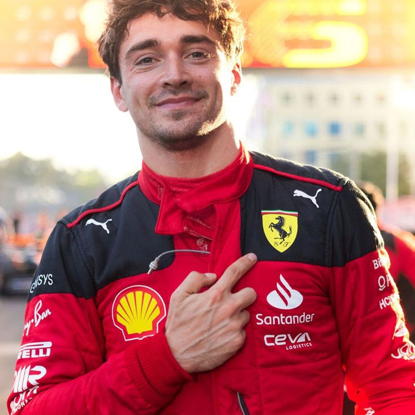 2023 Charles Leclerc F1 Racing Suit Team Ferrari