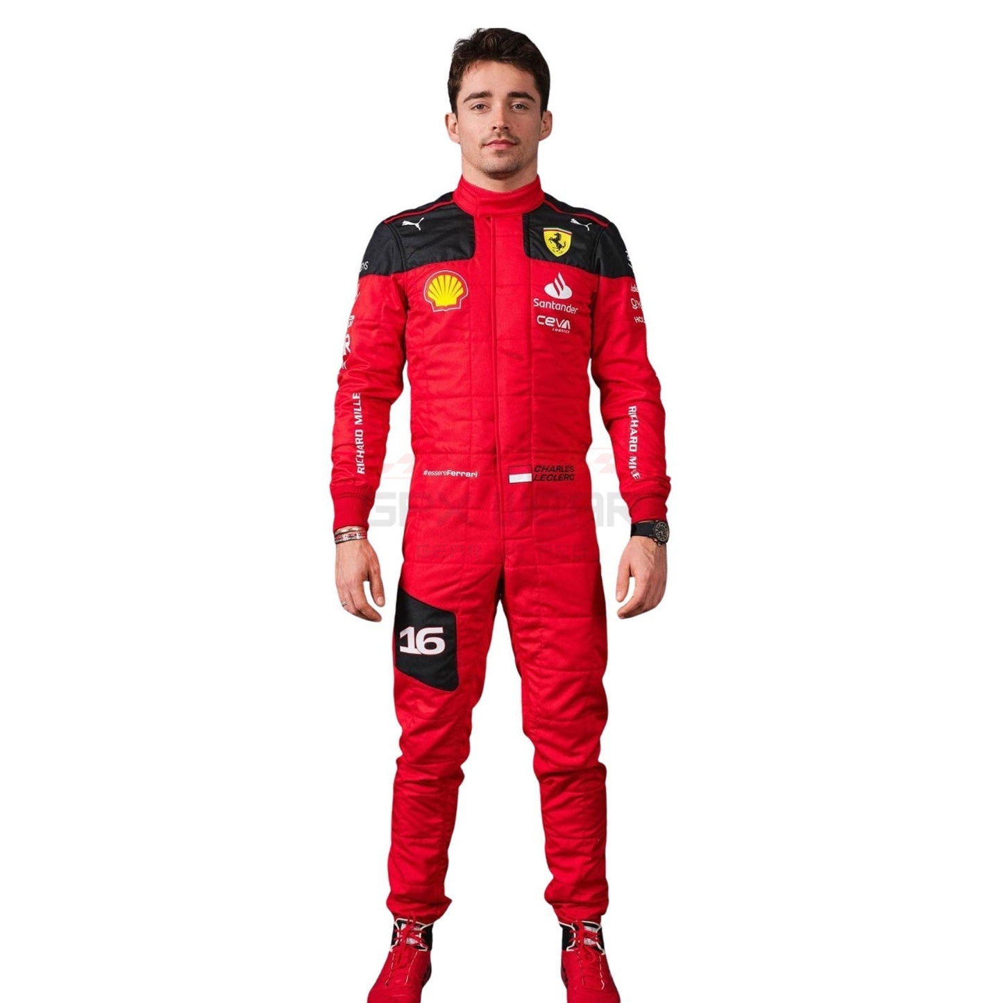2023 Charles Leclerc F1 Racing Suit Team Ferrari
