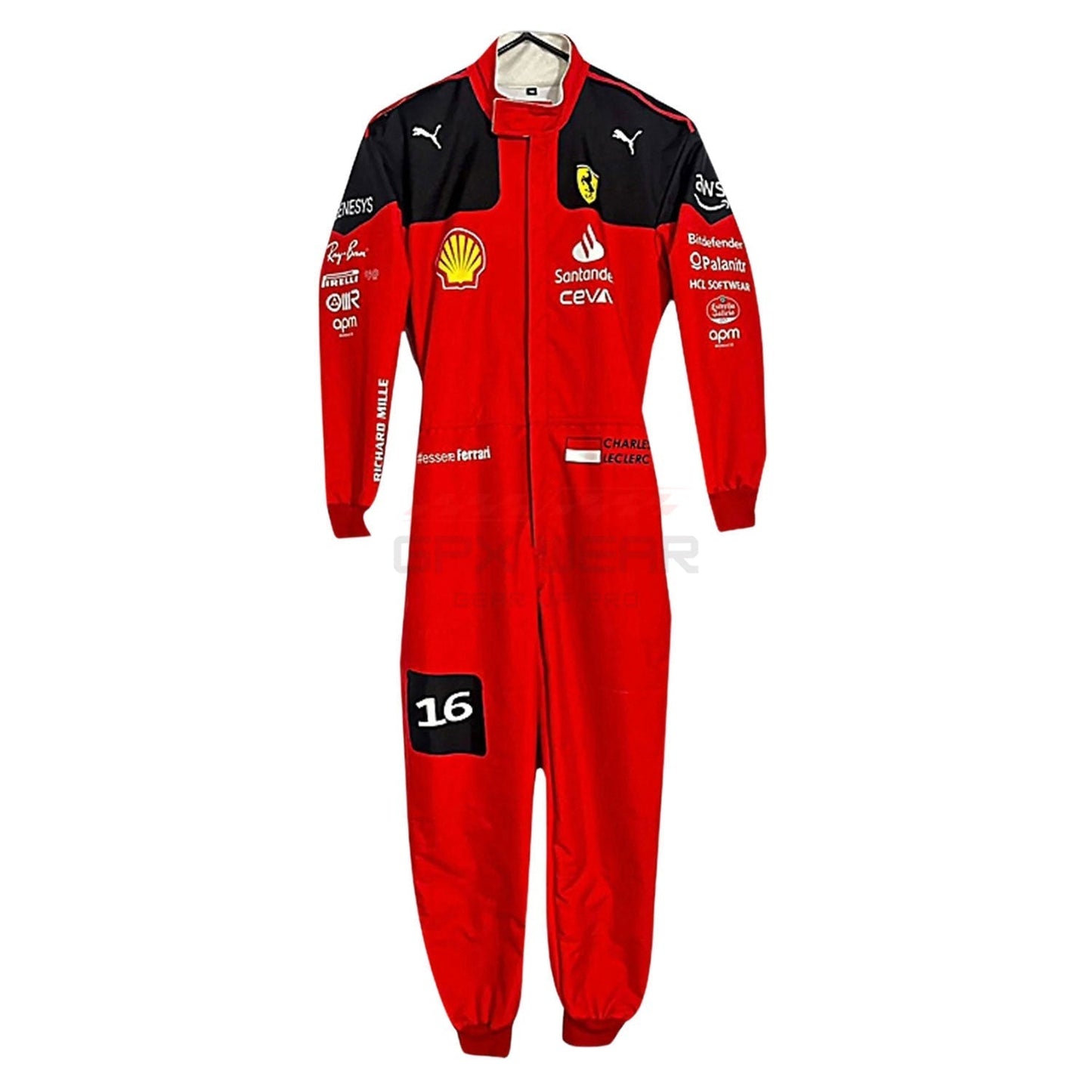 2023 Charles Leclerc F1 Racing Suit Team Ferrari