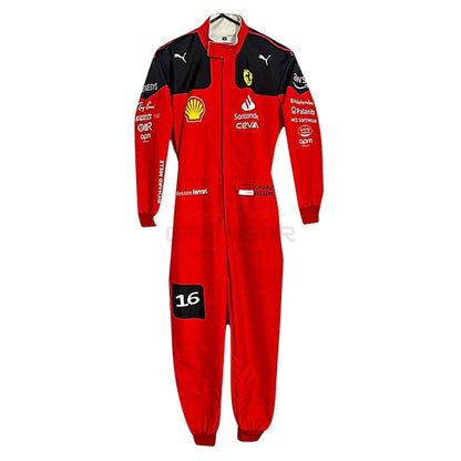 2023 Charles Leclerc F1 Racing Suit Team Ferrari