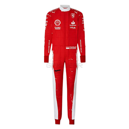 2023 Charles Leclerc Las Vegas GP F1 Racing Suit Team Ferrari