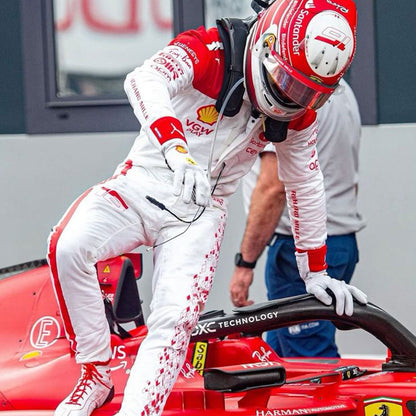 2023 Charles Leclerc Monaco GP F1 Racing Suit Team Ferrari