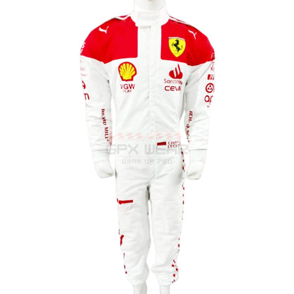 2023 Charles Leclerc Monaco GP F1 Racing Suit Team Ferrari
