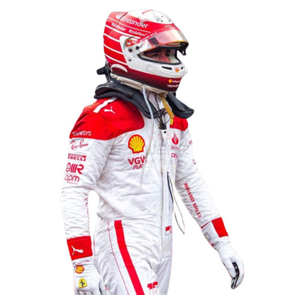 2023 Charles Leclerc Monaco GP F1 Racing Suit Team Ferrari