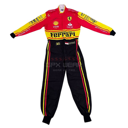 2023 Charles Leclerc Monza GP F1 Racing Suit Team Ferrari