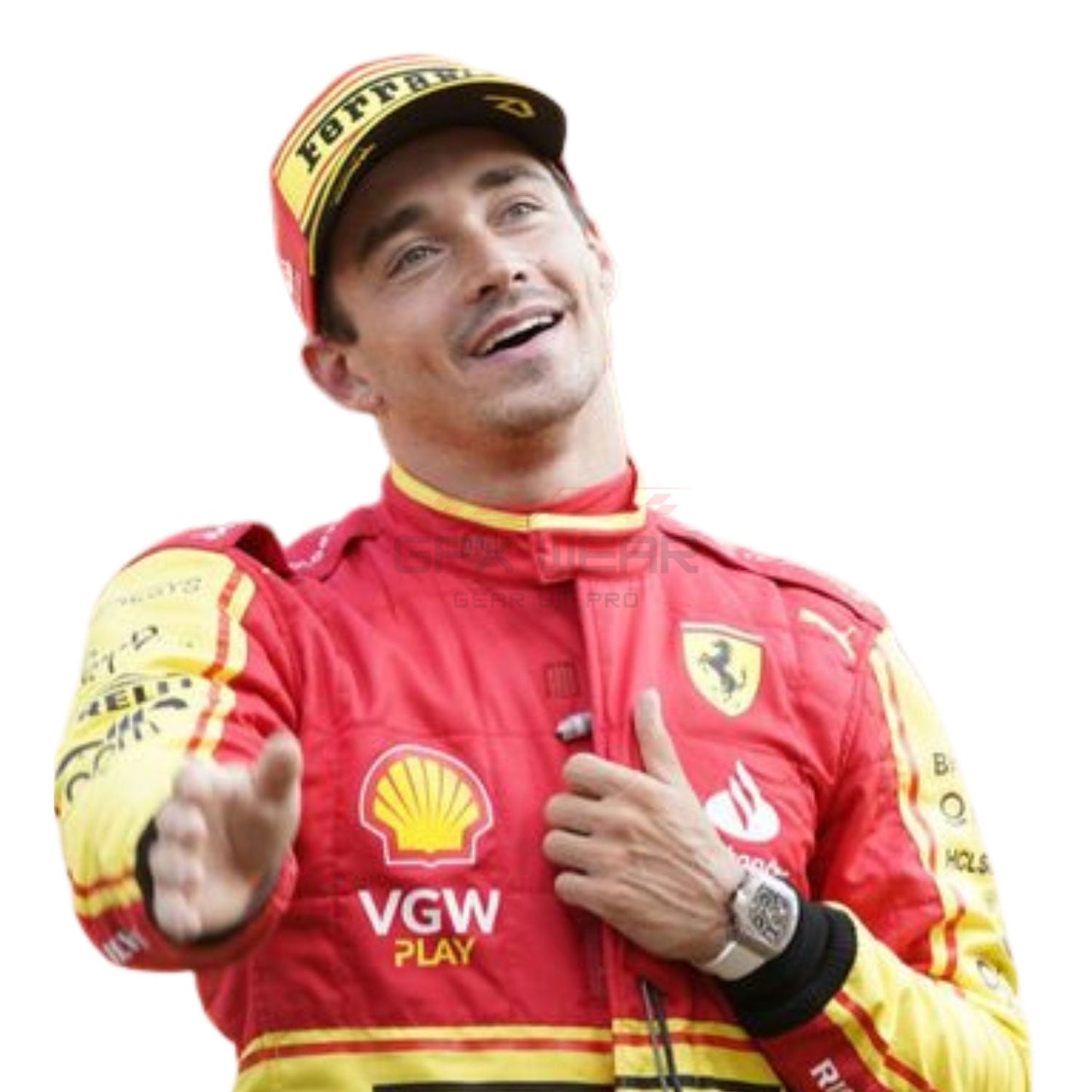 2023 Charles Leclerc Monza GP F1 Racing Suit Team Ferrari