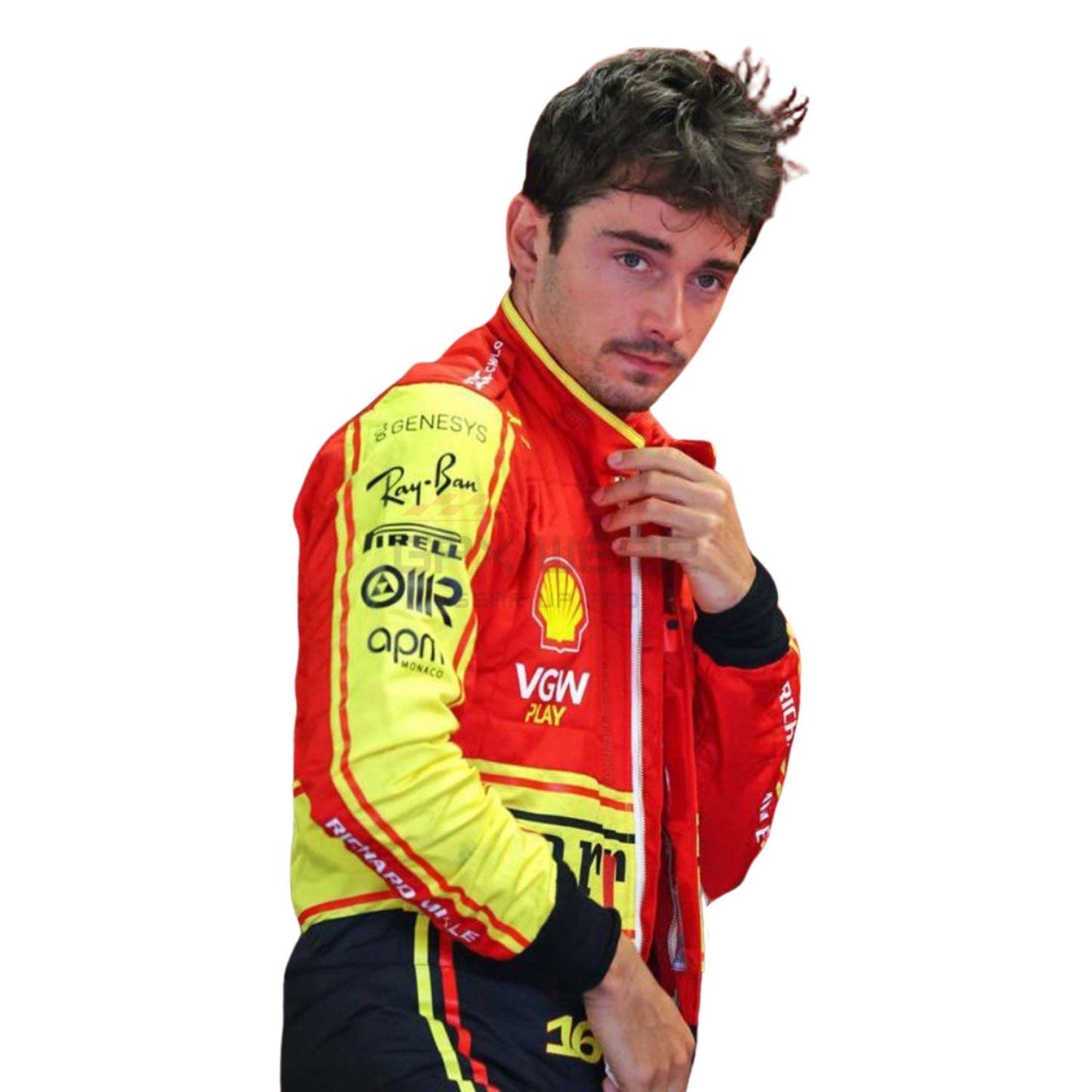 2023 Charles Leclerc Monza GP F1 Racing Suit Team Ferrari