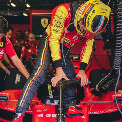 2023 Charles Leclerc Monza GP F1 Racing Suit Team Ferrari