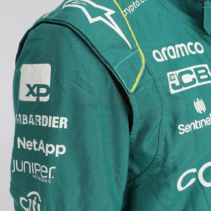 2023 Fernando Alonso F1 Racing Suit Team Aston Martin