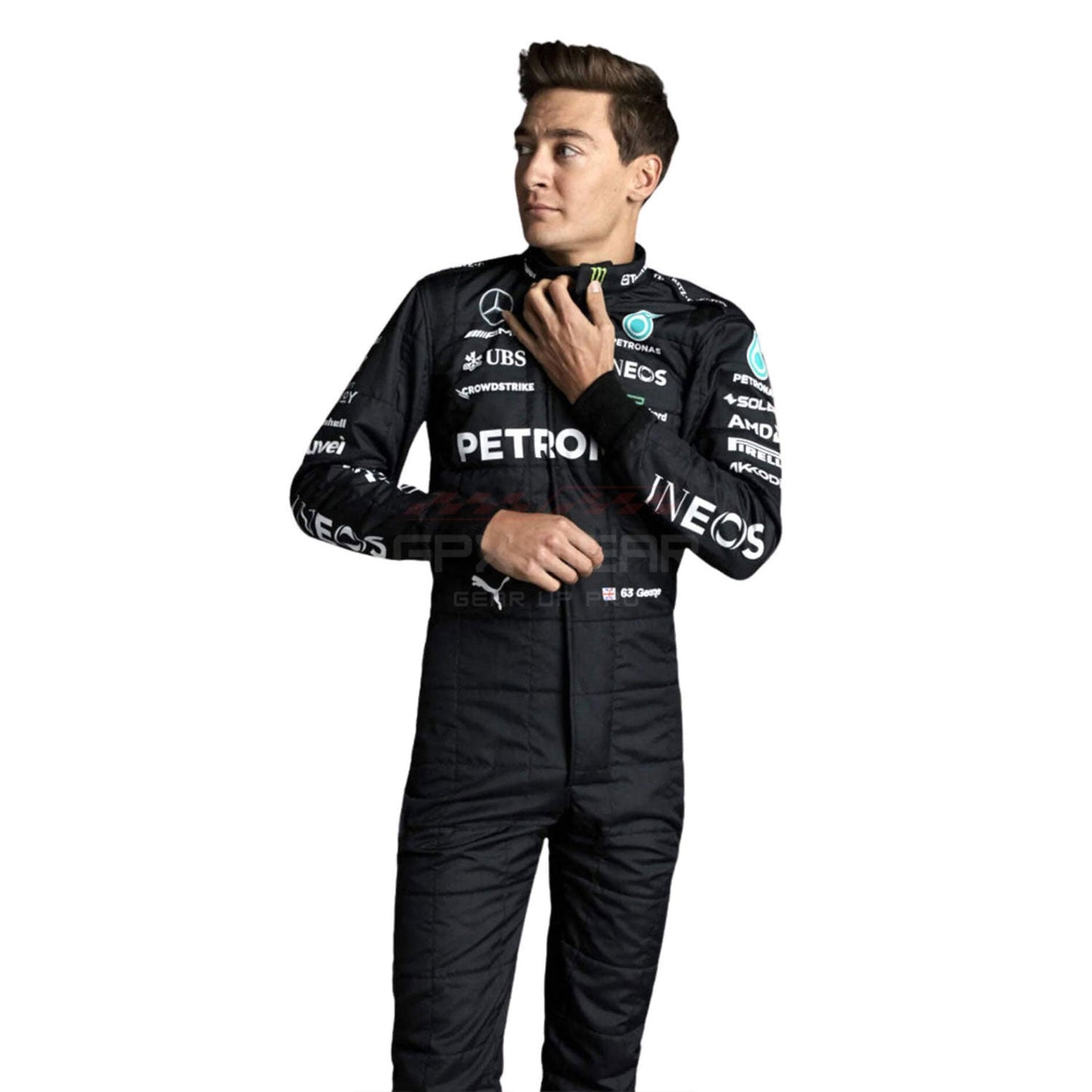 2023 George Russell F1 Racing Suit Team Mercedes