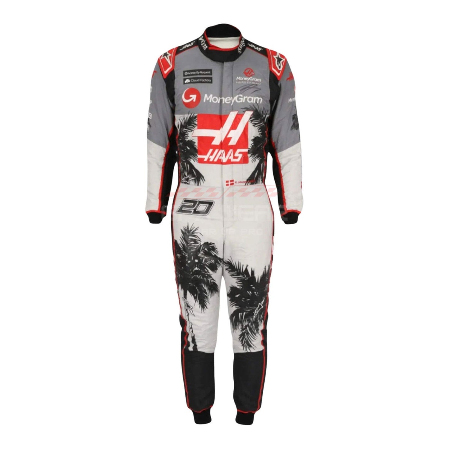 2023 Kevin Magnussen Miami GP F1 Racing Suit Team Haas