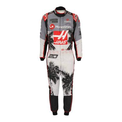 2023 Kevin Magnussen Miami GP F1 Racing Suit Team Haas