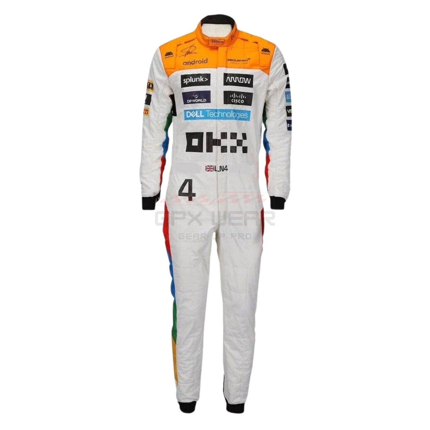 2023 Lando Norris Silverstone F1 Racing Suit Team McLaren