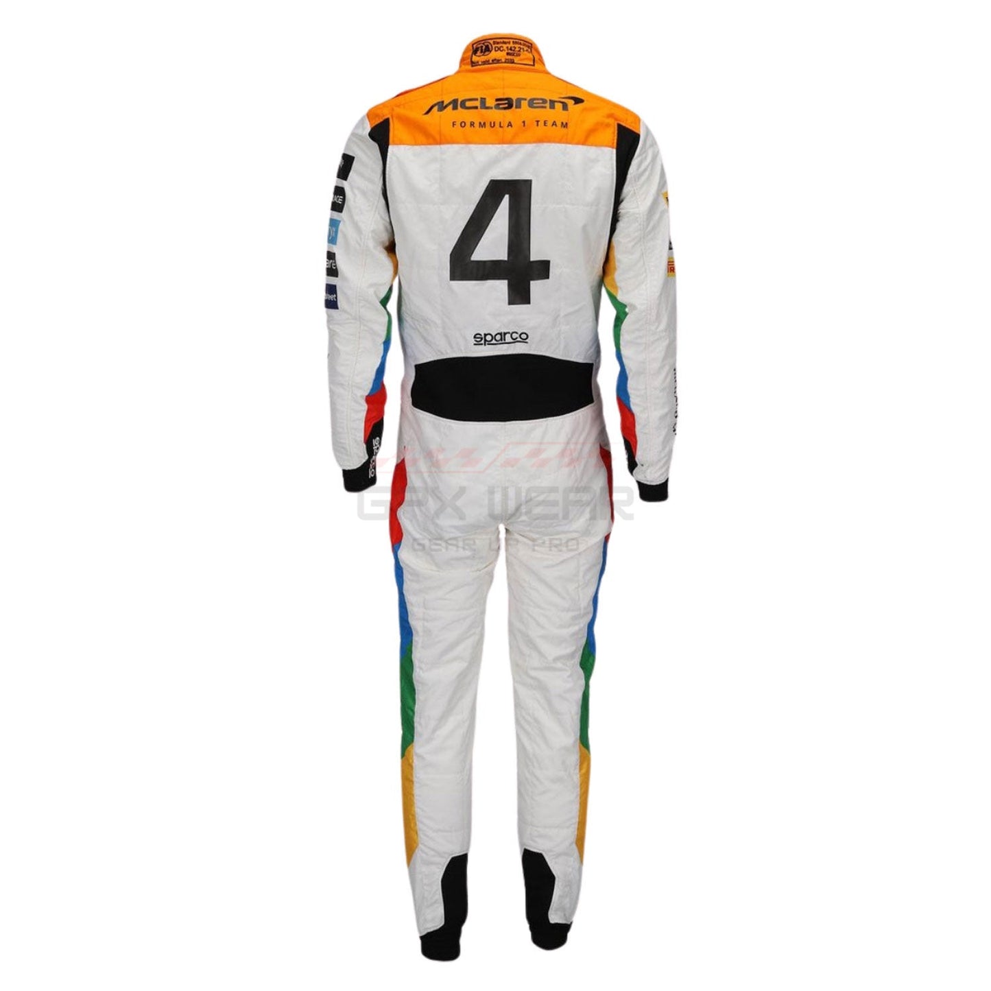 2023 Lando Norris Silverstone F1 Racing Suit Team McLaren