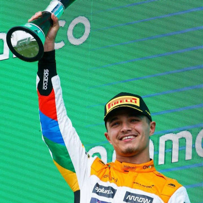 2023 Lando Norris Silverstone F1 Racing Suit Team McLaren