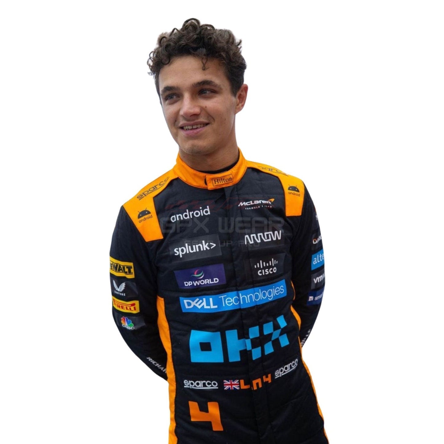 2023 Lando Norris Singapore GP F1 Racing Suit Team McLaren