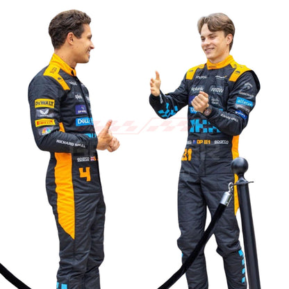 2023 Oscar Piastri Singapore GP F1 Racing Suit Team McLaren