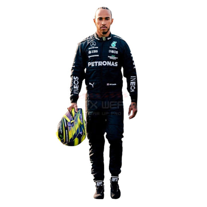 2023 Lewis Hamilton F1 Racing Suit Team Mercedes