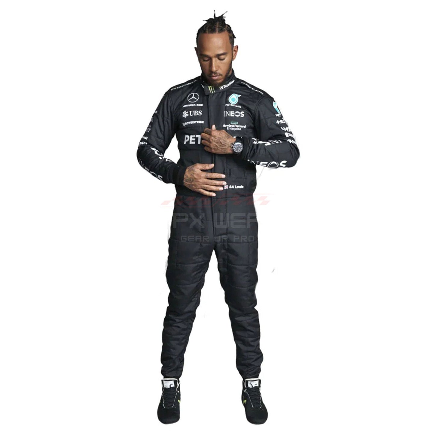 2023 Lewis Hamilton F1 Racing Suit Team Mercedes
