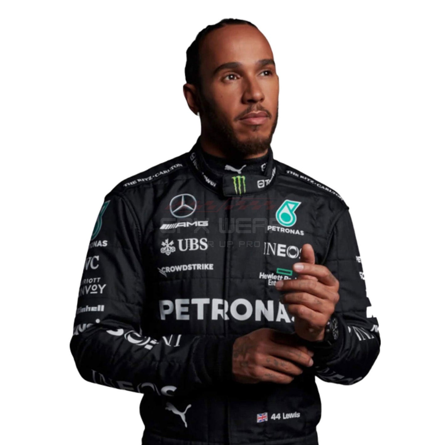 2023 Lewis Hamilton F1 Racing Suit Team Mercedes