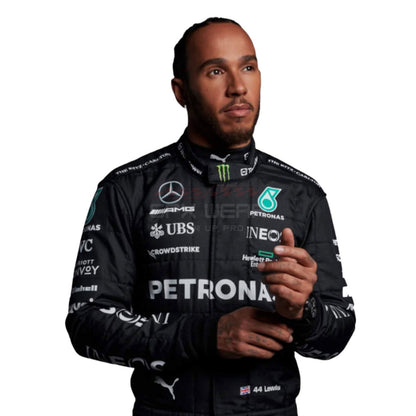 2023 Lewis Hamilton F1 Racing Suit Team Mercedes