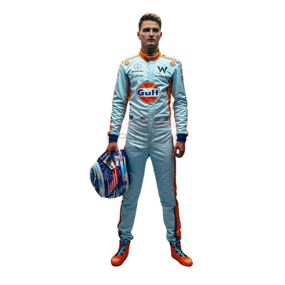 2023 Logan Sargeant Gulf Singapore GP F1 Racing Suit Team Williams