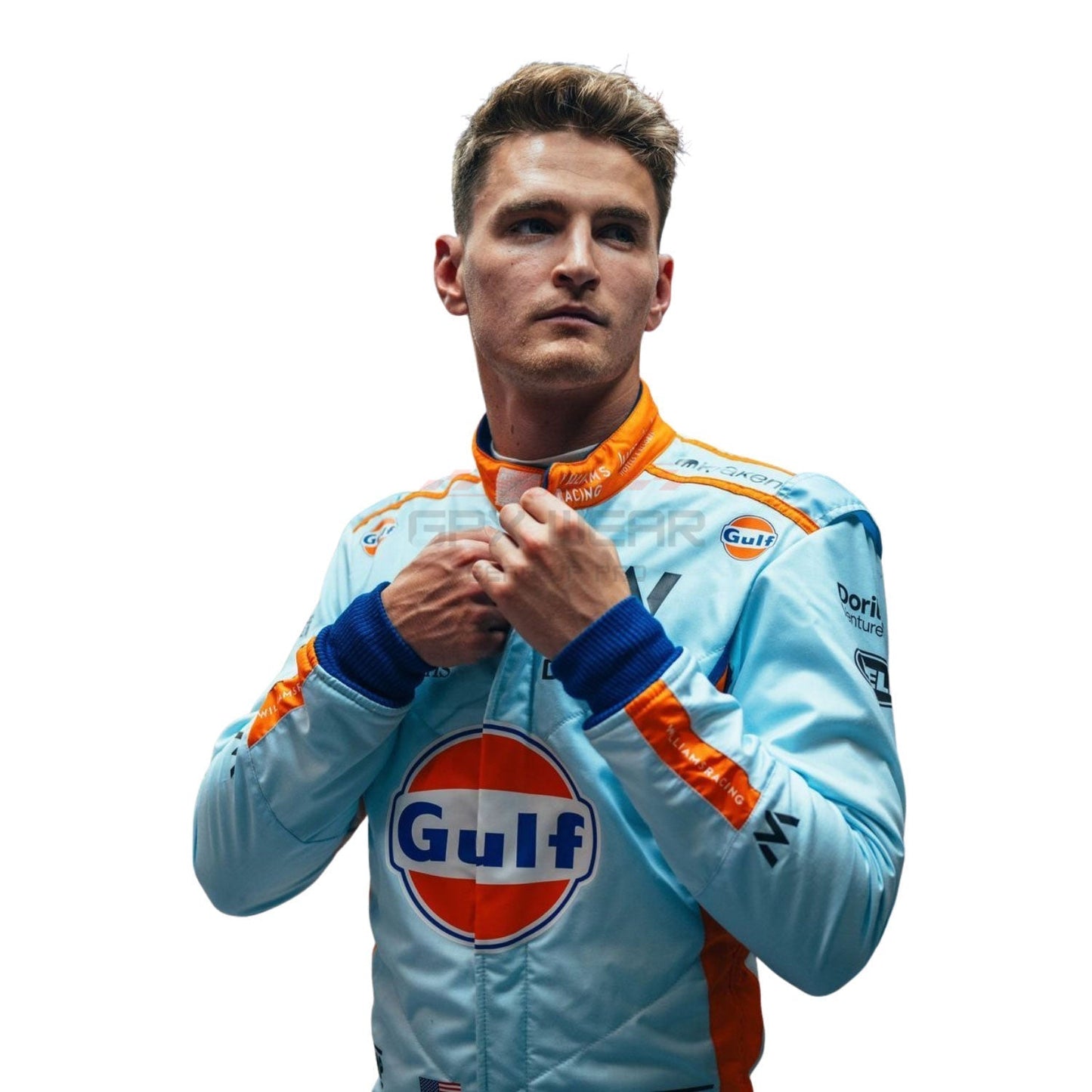 2023 Logan Sargeant Gulf Singapore GP F1 Racing Suit Team Williams