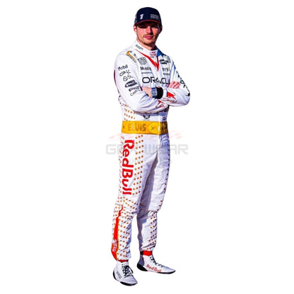 2023 Max Verstappen Las Vegas Grand Prix F1 Racing Suit Team Red Bull