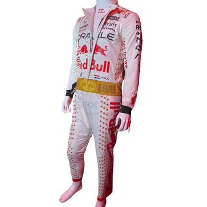 2023 Max Verstappen Las Vegas Grand Prix F1 Racing Suit Team Red Bull
