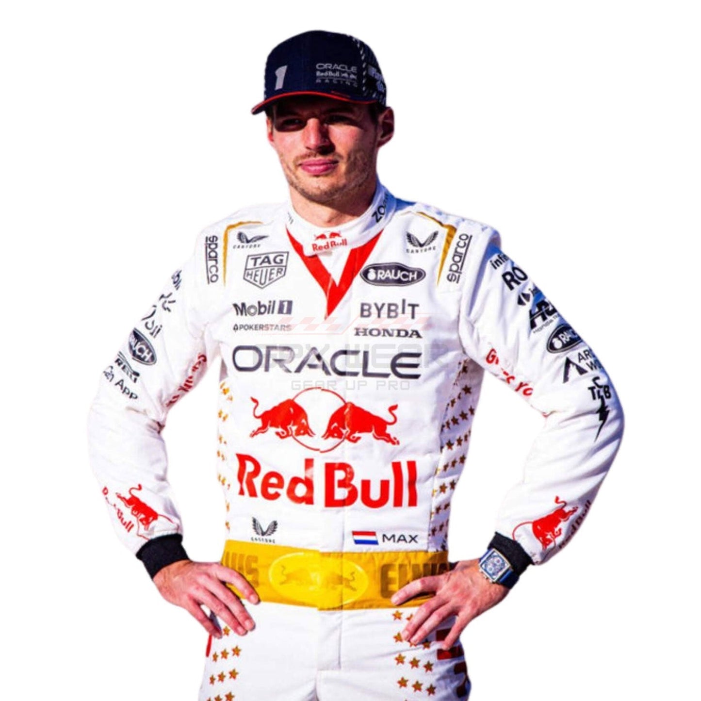 2023 Max Verstappen Las Vegas Grand Prix F1 Racing Suit Team Red Bull