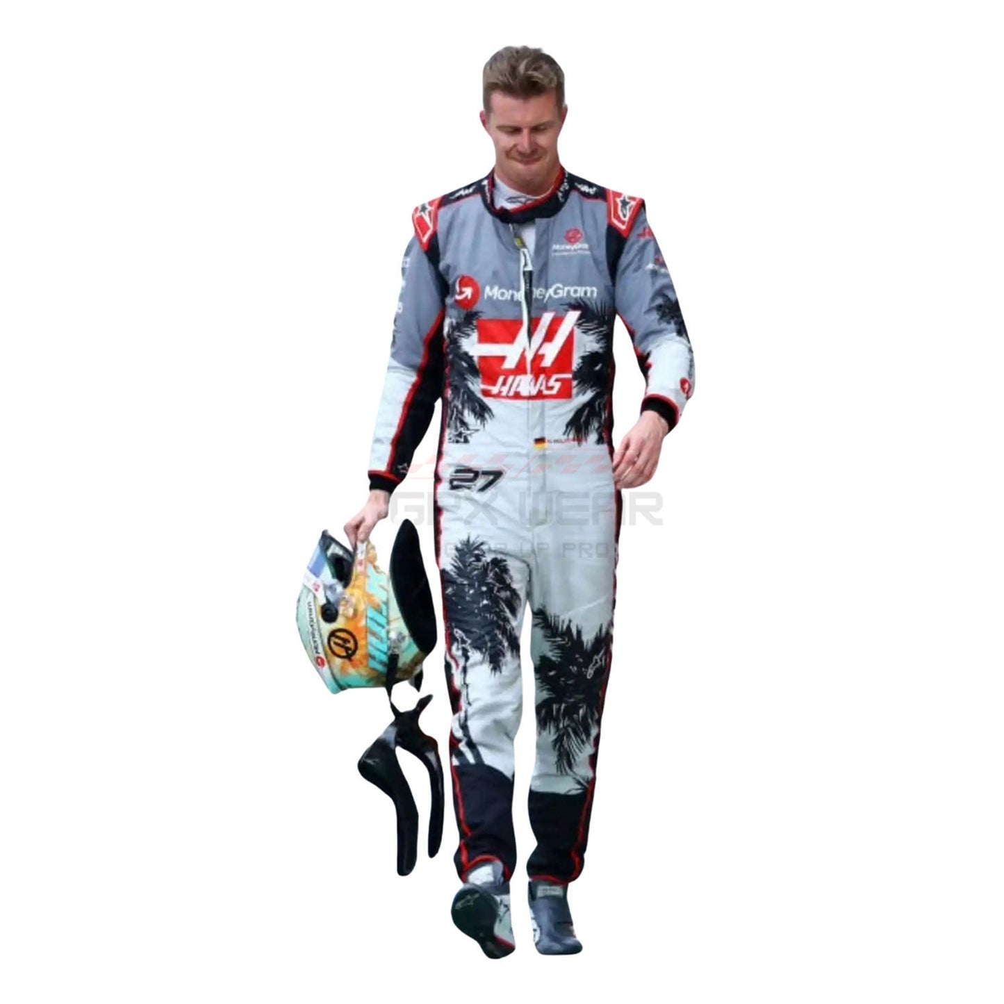 2023 Nico Hülkenberg Miami Grand Prix F1 Racing Suit Team Haas