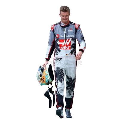 2023 Nico Hülkenberg Miami Grand Prix F1 Racing Suit Team Haas