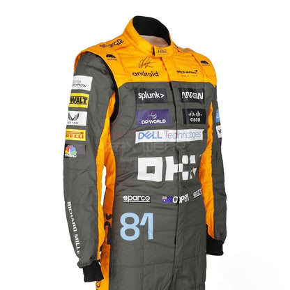 2023 Oscar Piastri F1 Racing Suit Team McLaren