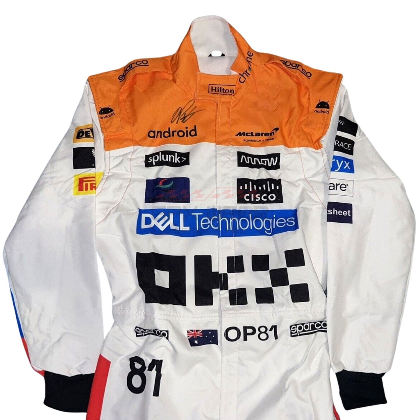 2023 Oscar Piastri Silverstone F1 Racing Suit Team McLaren