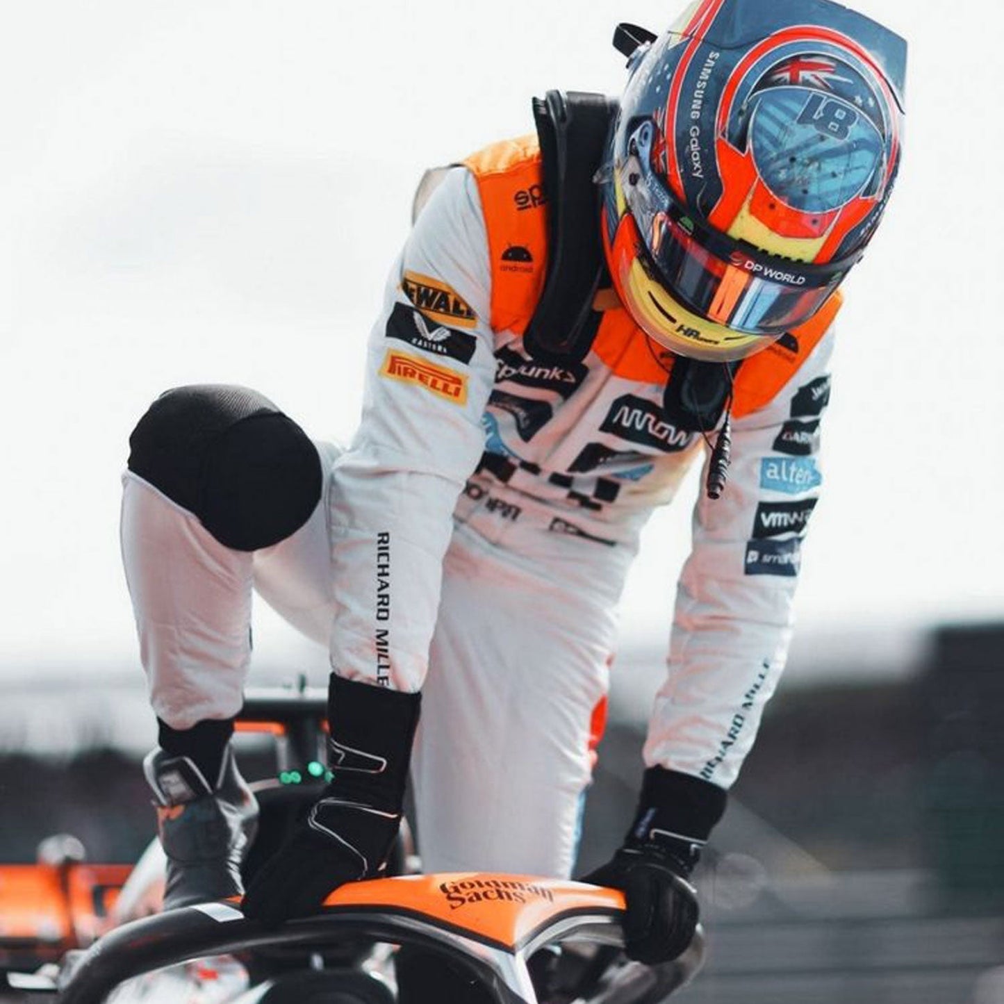 2023 Oscar Piastri Silverstone F1 Racing Suit Team McLaren
