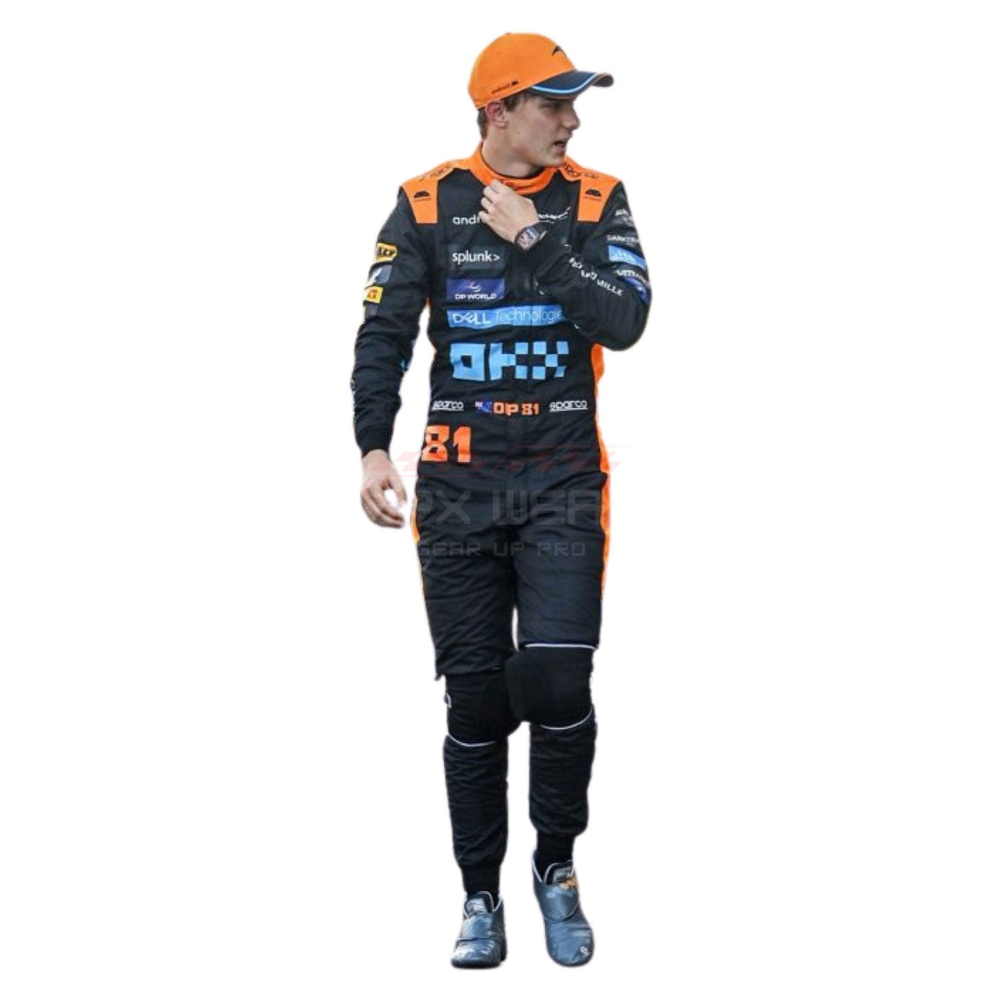 2023 Oscar Piastri Singapore GP F1 Racing Suit Team McLaren