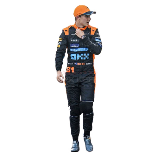 2023 Oscar Piastri Singapore GP F1 Racing Suit Team McLaren