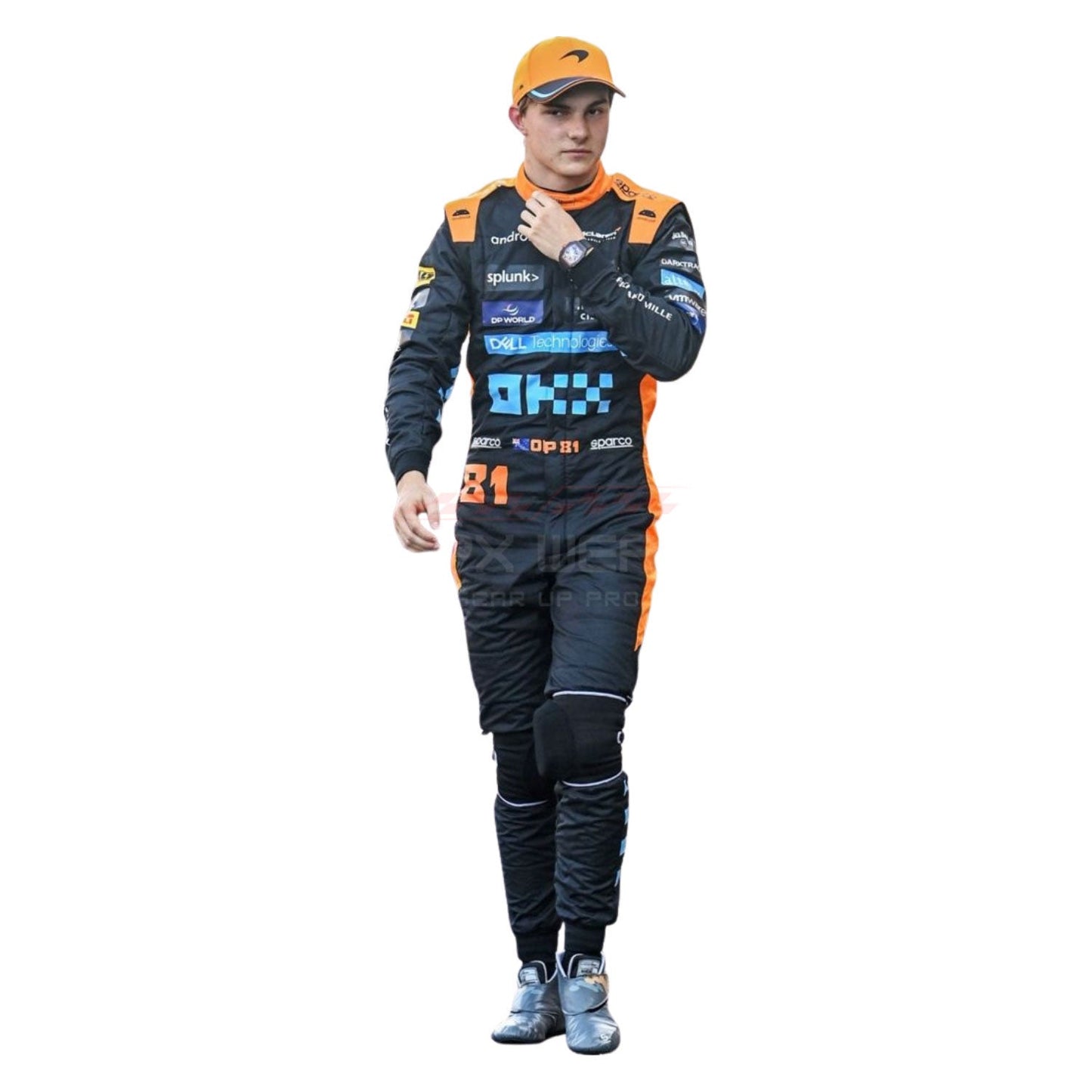2023 Oscar Piastri Singapore GP F1 Racing Suit Team McLaren