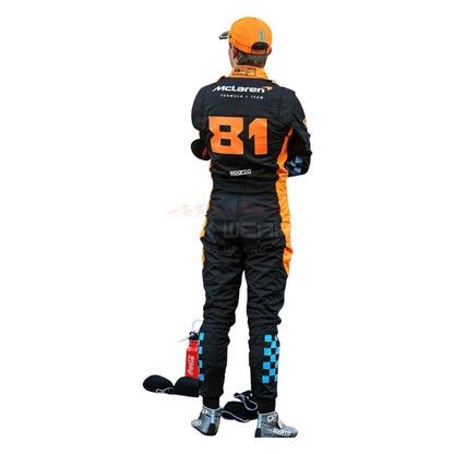 2023 Oscar Piastri Singapore GP F1 Racing Suit Team McLaren