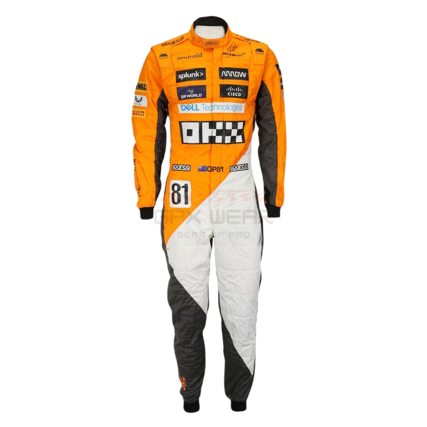 2023 Oscar Piastri 'Triple Crown' Spanish GP F1 Racing Suit Team McLaren