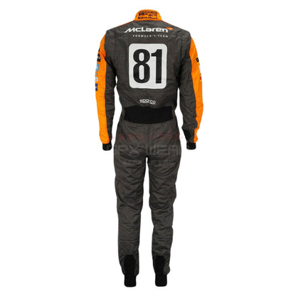 2023 Oscar Piastri 'Triple Crown' Spanish GP F1 Racing Suit Team McLaren