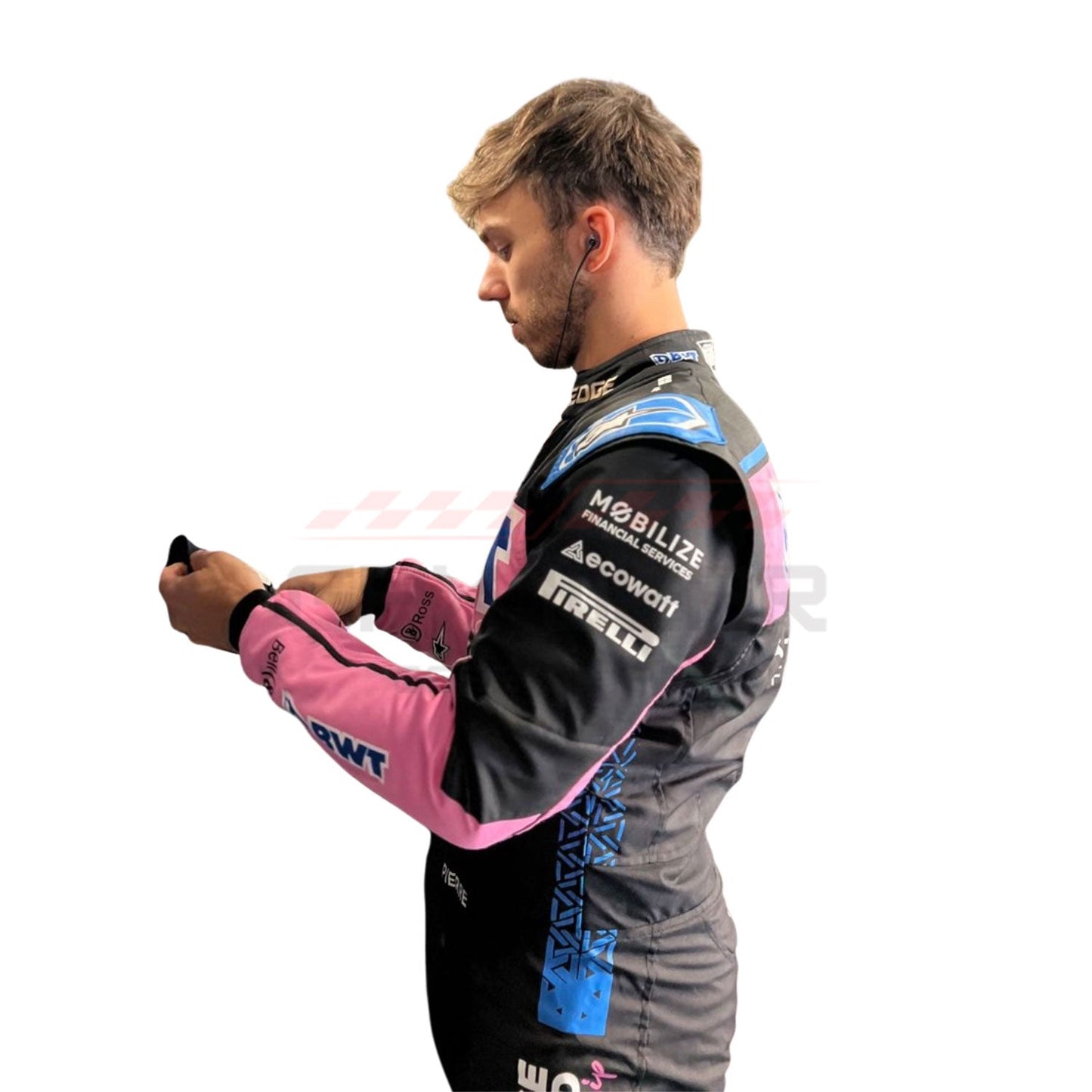 2023 Pierre Gasly Mexico GP F1 Racing Suit Team BWT Alpine